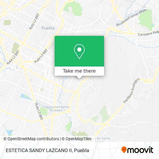 Mapa de ESTETICA SANDY LAZCANO II
