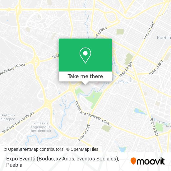 Expo Eventti (Bodas, xv Años, eventos Sociales) map