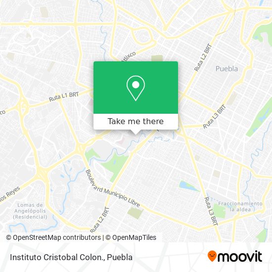 Mapa de Instituto Cristobal Colon.