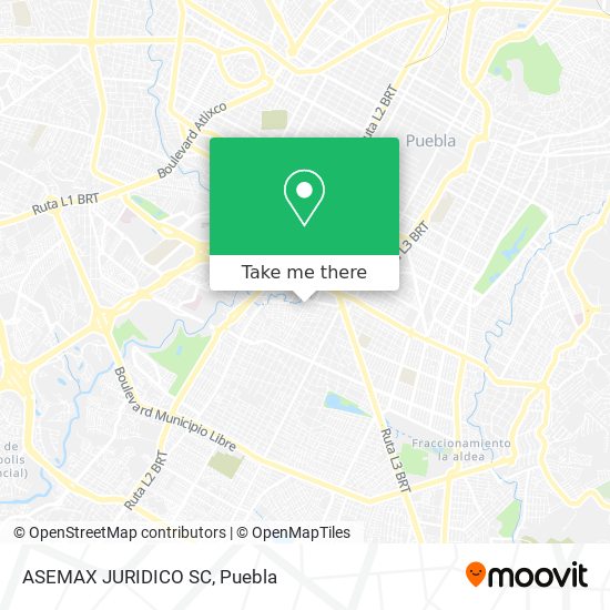 ASEMAX JURIDICO SC map