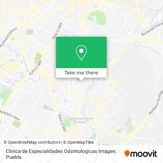 Mapa de Clinica de Especialidades Odontologicas Imágen