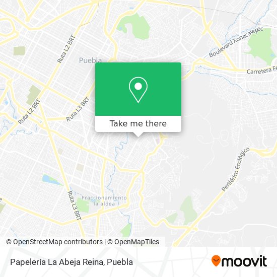 Papelería La Abeja Reina map