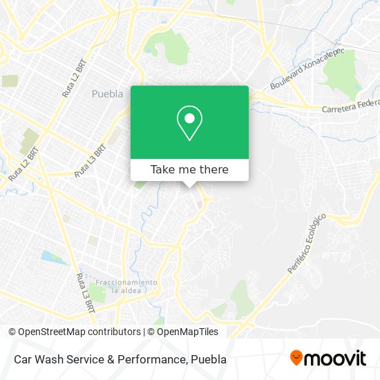 Car Wash Service & Performance map