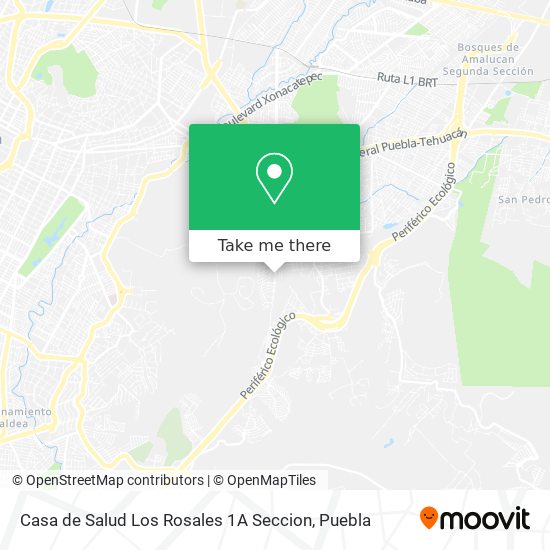 Mapa de Casa de Salud Los Rosales 1A Seccion
