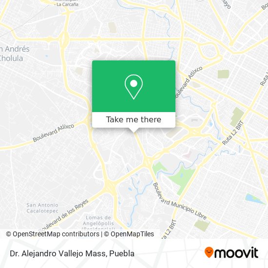 Mapa de Dr. Alejandro Vallejo Mass