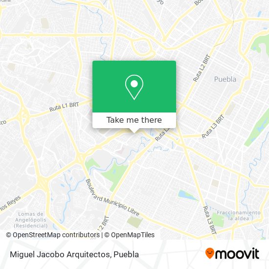 Miguel Jacobo Arquitectos map