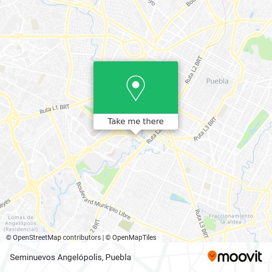 Mapa de Seminuevos Angelópolis