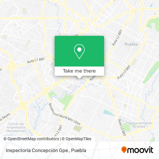 Mapa de Inspectoria Concepción Gpe.