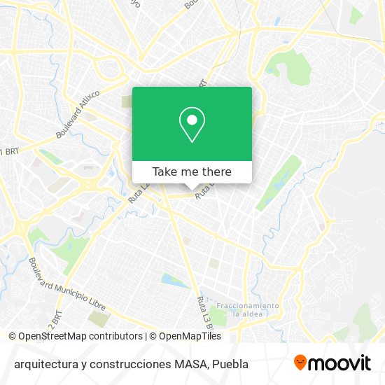 arquitectura y construcciones MASA map