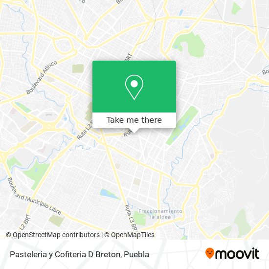 Pasteleria y Cofiteria D Breton map