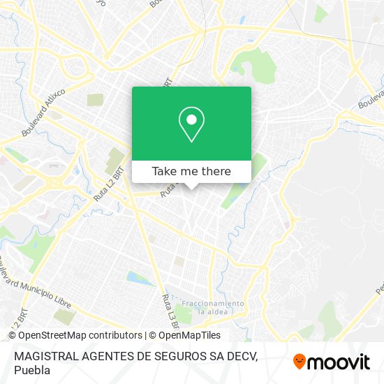 MAGISTRAL AGENTES DE SEGUROS SA DECV map