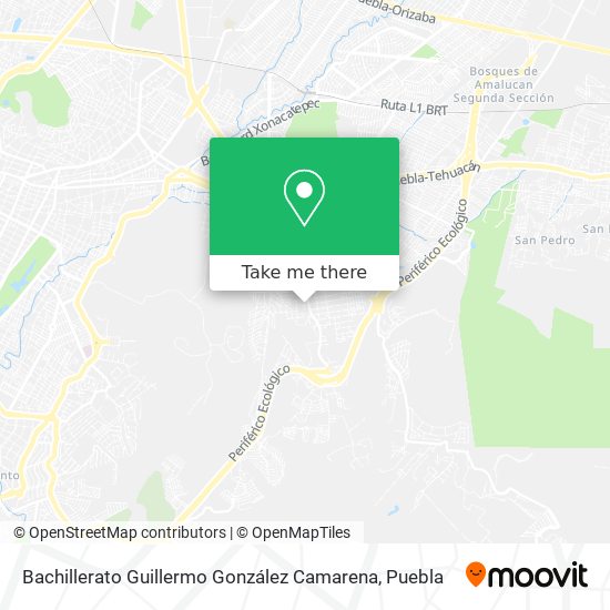 Mapa de Bachillerato Guillermo González Camarena