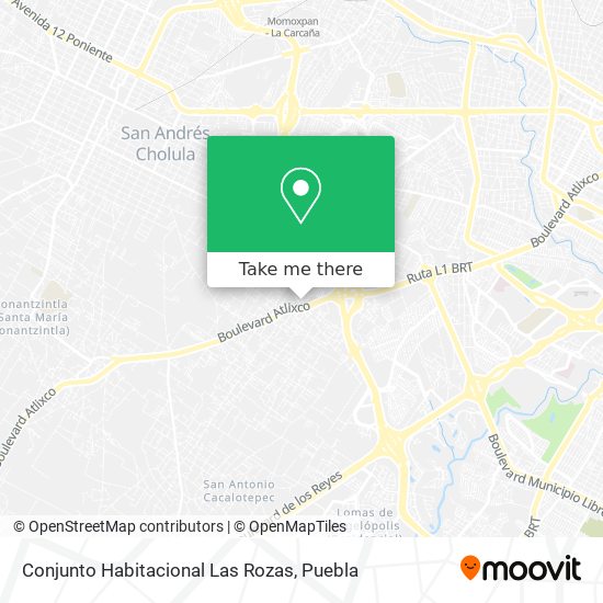 Mapa de Conjunto Habitacional Las Rozas