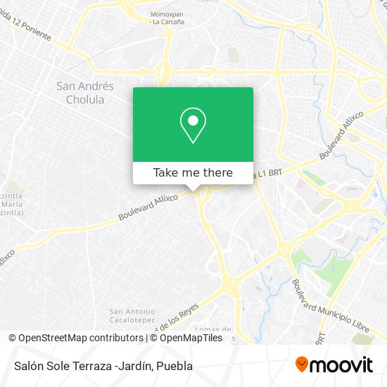 Salón Sole Terraza -Jardín map