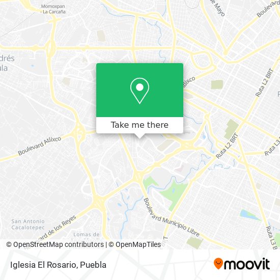 Mapa de Iglesia El Rosario