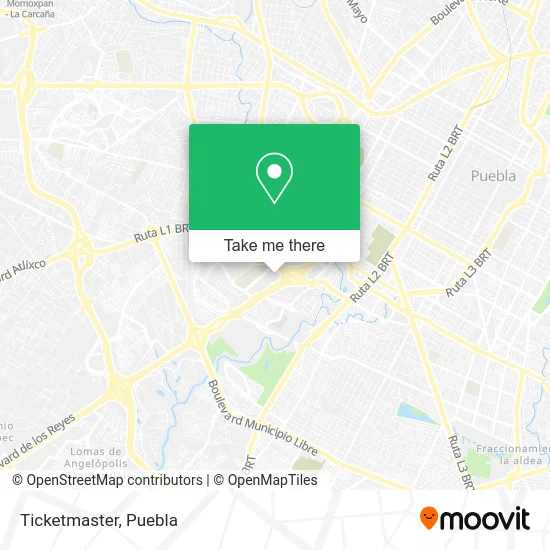 Ticketmaster map