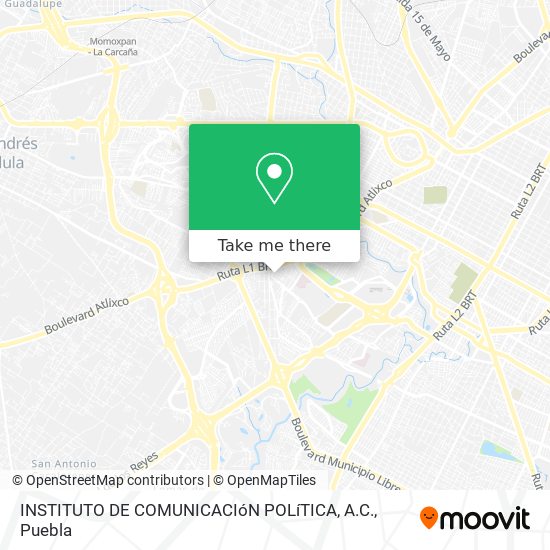Mapa de INSTITUTO DE COMUNICACIóN POLíTICA, A.C.