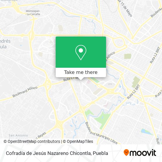 Cofradía de Jesús Nazareno Chicontla map
