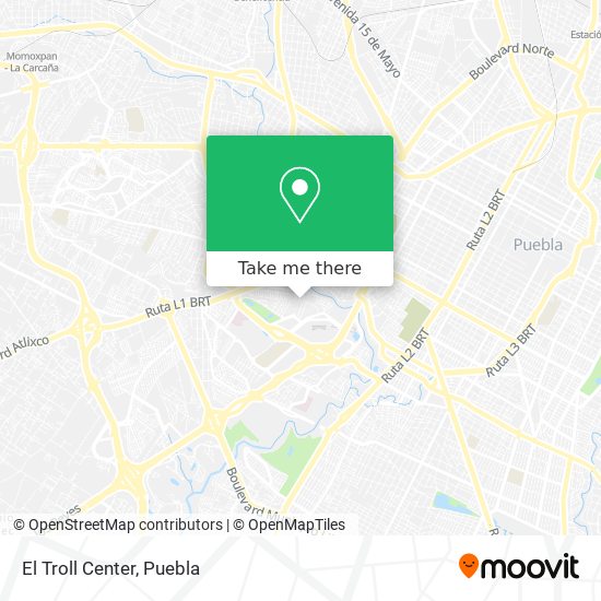 Mapa de El Troll Center