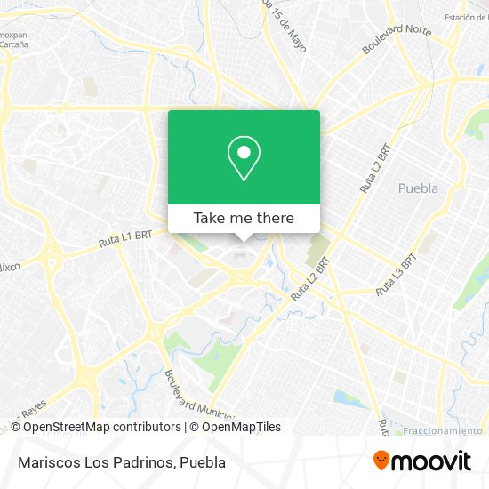 Mapa de Mariscos Los Padrinos