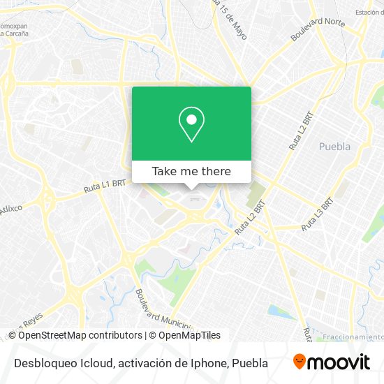 Desbloqueo Icloud, activación de Iphone map