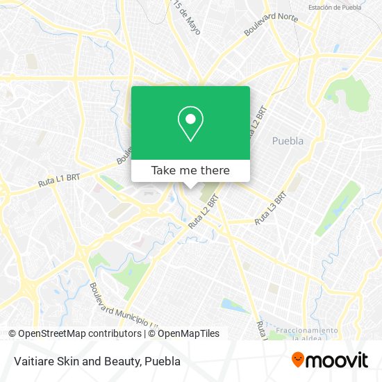 Mapa de Vaitiare Skin and Beauty