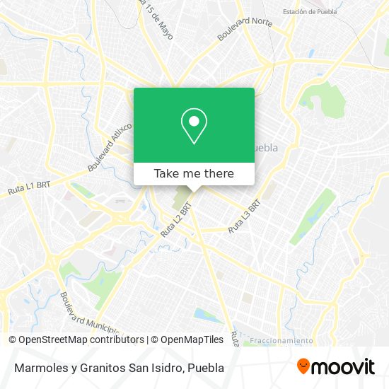 Mapa de Marmoles y Granitos San Isidro