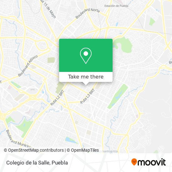 Colegio de la Salle map