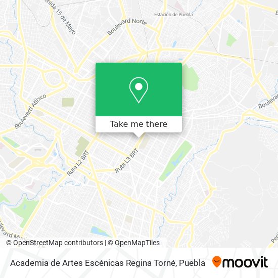 Academia de Artes Escénicas Regina Torné map