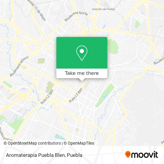 Mapa de Aromaterapia Puebla Blen