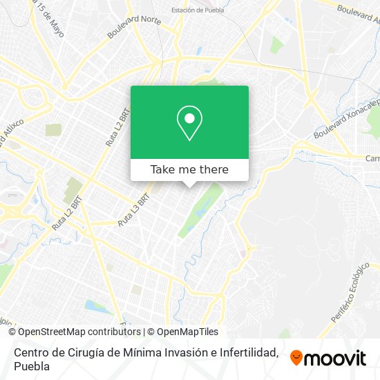 Centro de Cirugía de Mínima Invasión e Infertilidad map