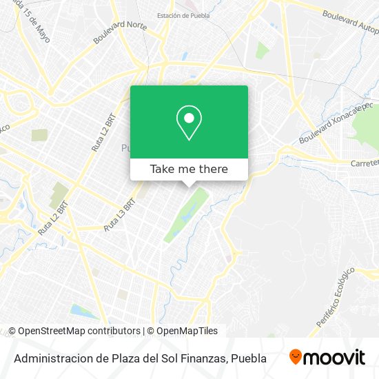 Administracion de Plaza del Sol Finanzas map