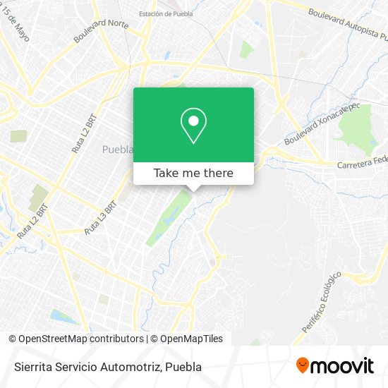 Sierrita Servicio Automotriz map