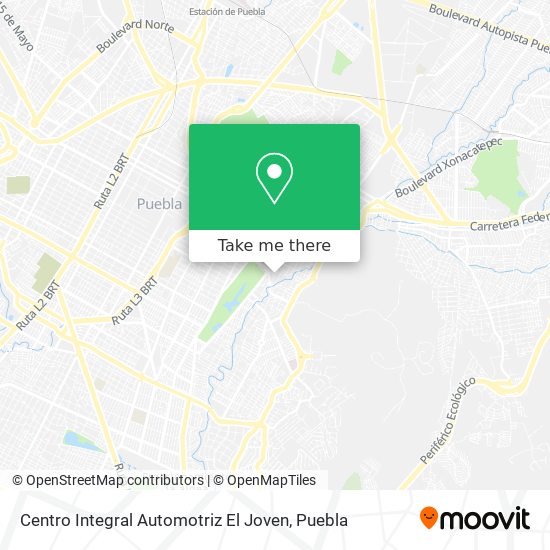 Centro Integral Automotriz El Joven map