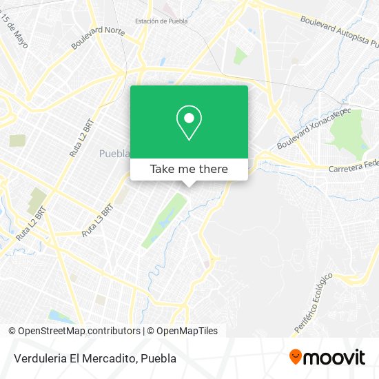 Mapa de Verduleria El Mercadito