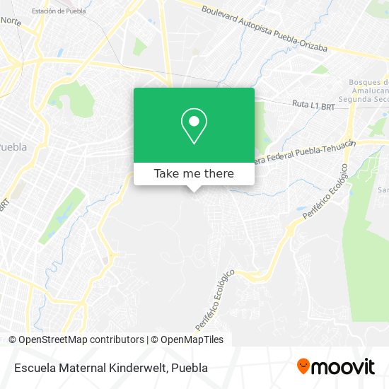 Escuela Maternal Kinderwelt map
