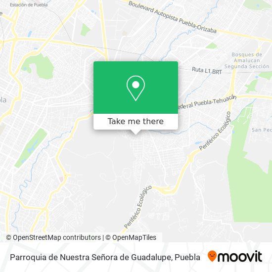 Parroquia de Nuestra Señora de Guadalupe map