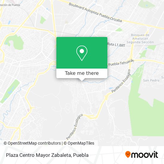 Plaza Centro Mayor Zabaleta map
