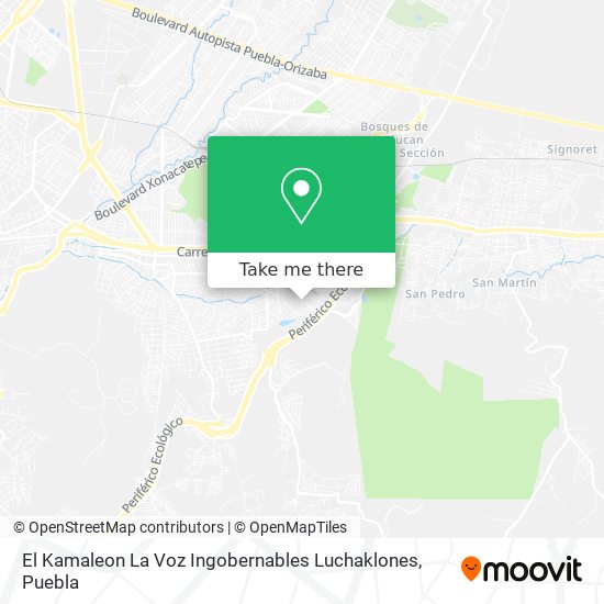 Mapa de El Kamaleon La Voz Ingobernables Luchaklones