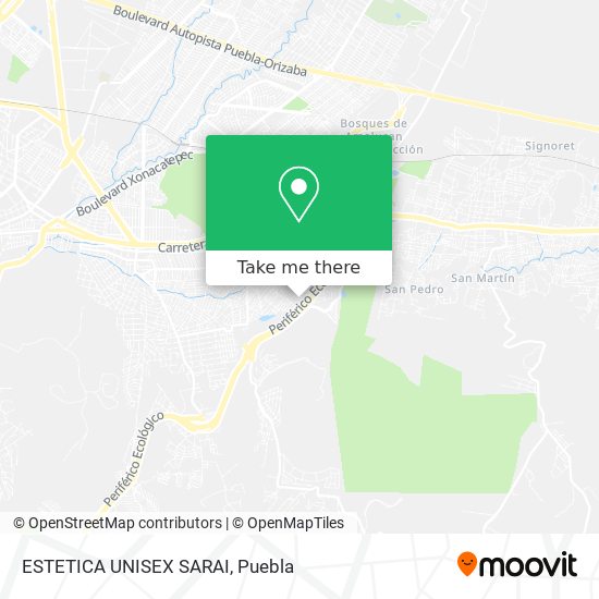 ESTETICA UNISEX SARAI map