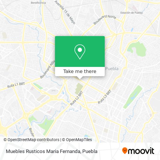 Muebles Rusticos Maria Fernanda map