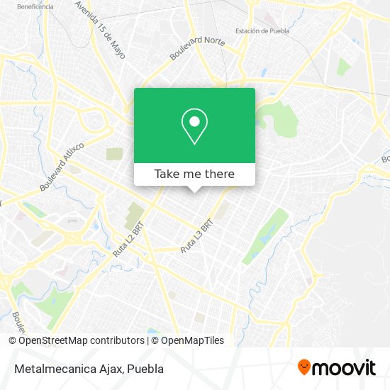 Mapa de Metalmecanica Ajax
