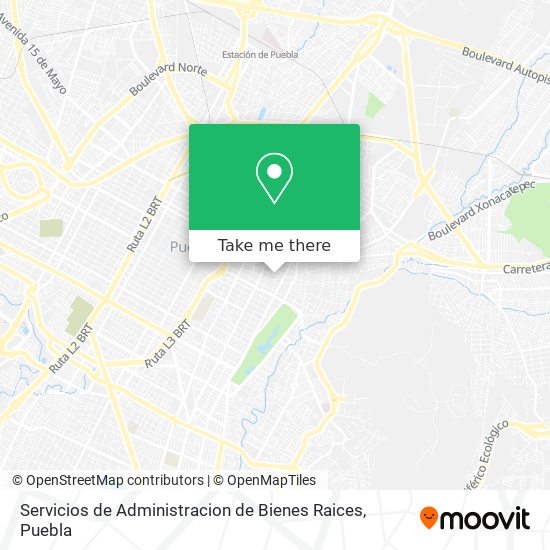 Servicios de Administracion de Bienes Raices map