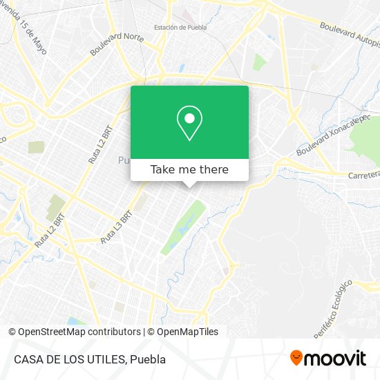 Mapa de CASA DE LOS UTILES