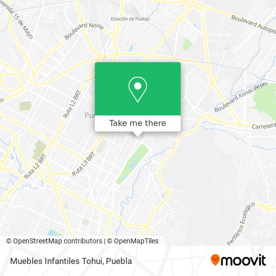 Muebles Infantiles Tohui map