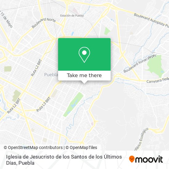 Iglesia de Jesucristo de los Santos de los Últimos Días map