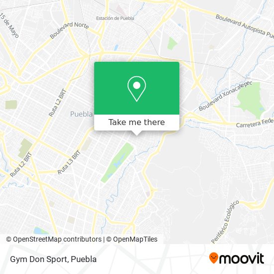 Gym Don Sport map