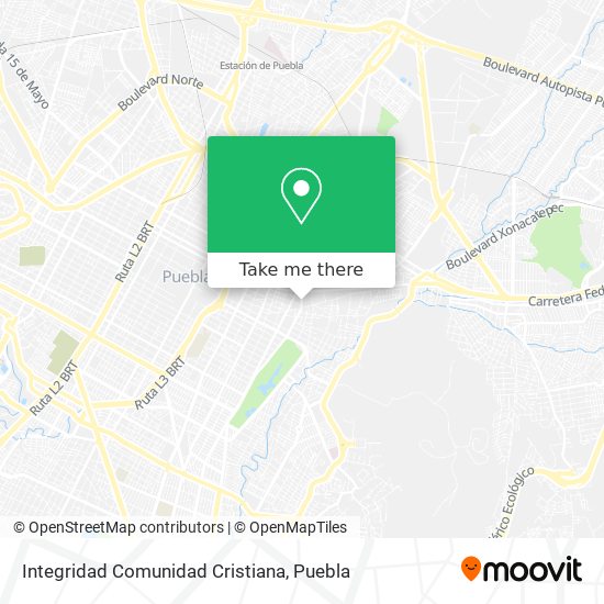 Integridad Comunidad Cristiana map