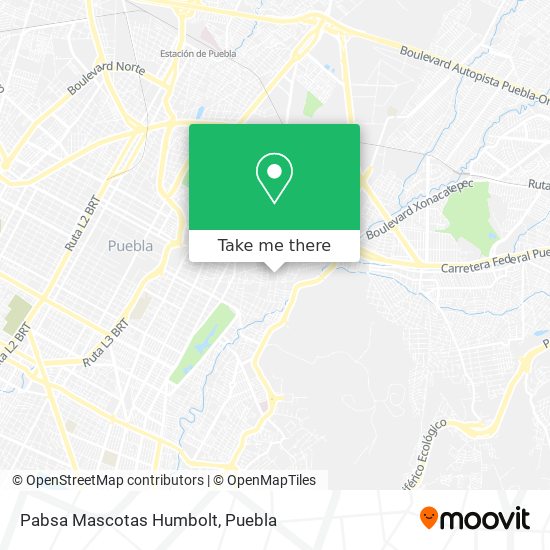 Pabsa Mascotas Humbolt map