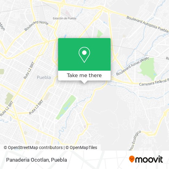 Mapa de Panaderia Ocotlan